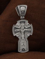 Крест из белого золота