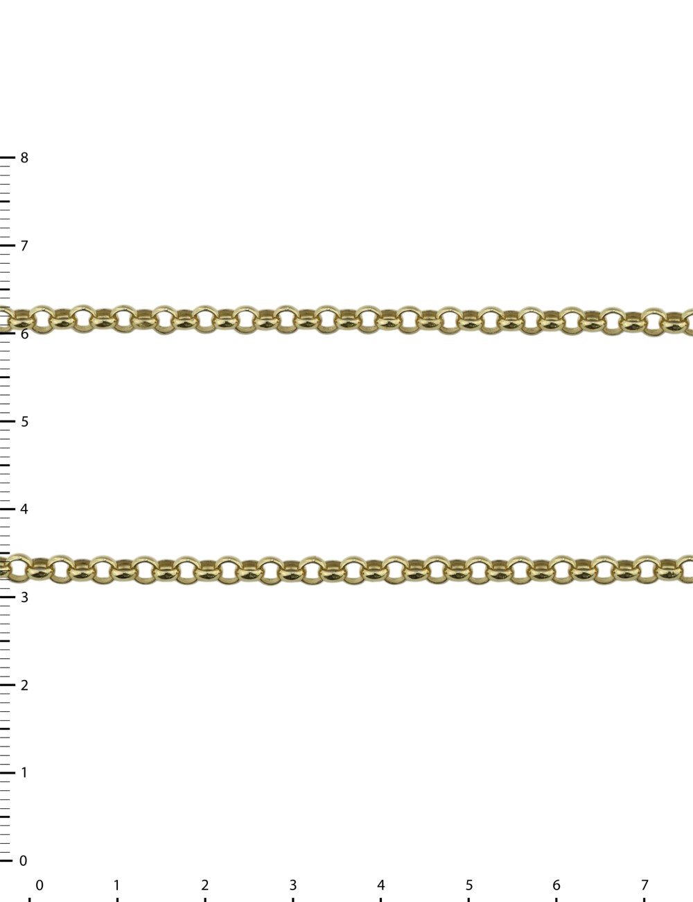Цепь из лимонного золота