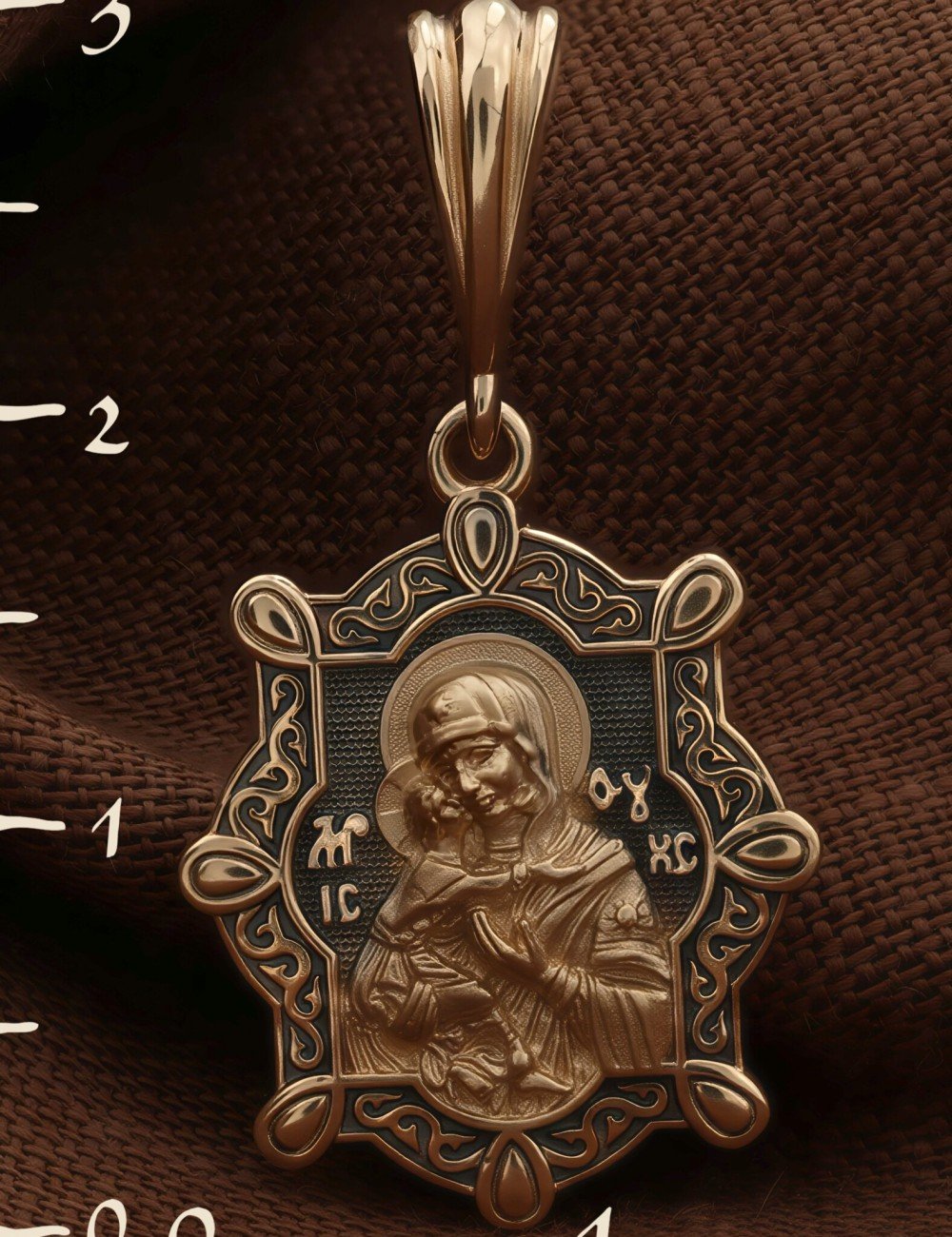 Образок из золота