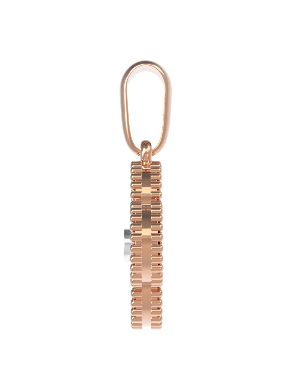 Подвеска из золота c бриллиантами и ониксом