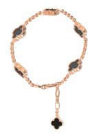 Браслет из золота c ониксом