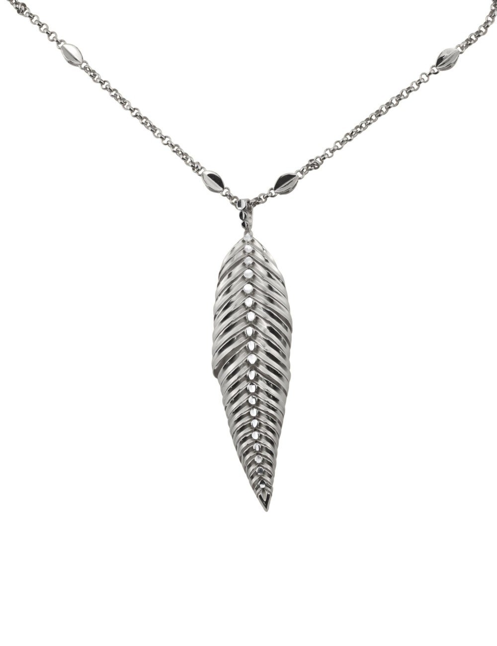 Колье из белого золота