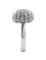 Кольцо из белого золота c бриллиантами