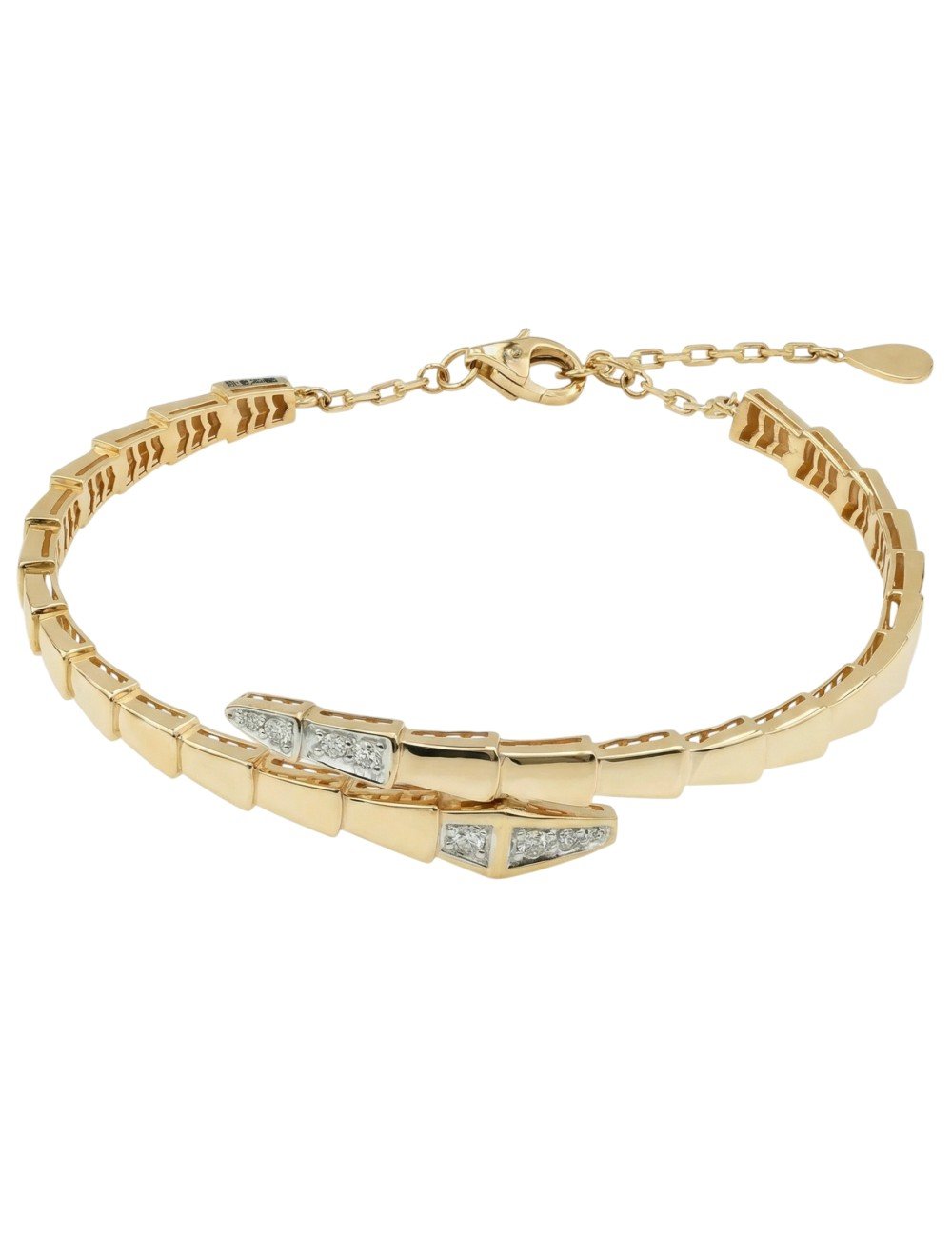 Браслет из лимонного золота c бриллиантами