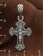 Крест из белого золота