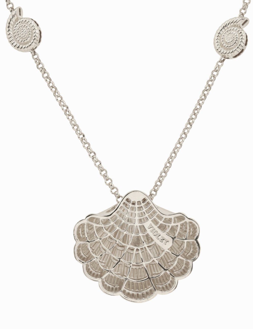 Колье из белого золота