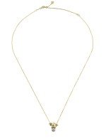 Колье из лимонного золота c бриллиантами