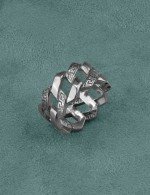 Кольцо из белого золота