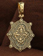 Образок из лимонного золота