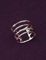 Кольцо из белого золота c бриллиантами