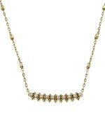 Колье из лимонного золота c бриллиантами