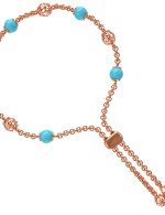 Браслет из золота c бирюзой