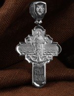 Крест из белого золота