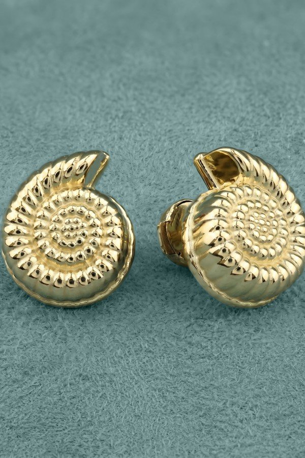 Серьги из лимонного золота