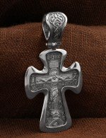 Крест из белого золота