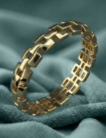 Кольцо из лимонного золота