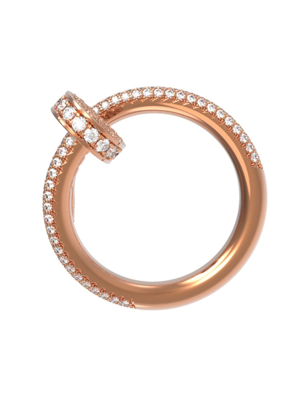 Кольцо из золота c бриллиантами