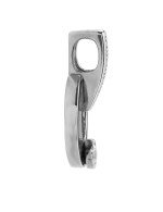 Подвеска из белого золота c бриллиантами и ониксом