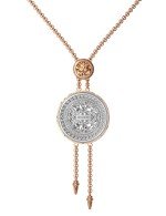 Колье из золота c эмалью