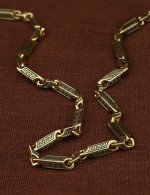 Цепь из лимонного золота