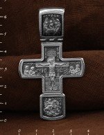 Крест из белого золота