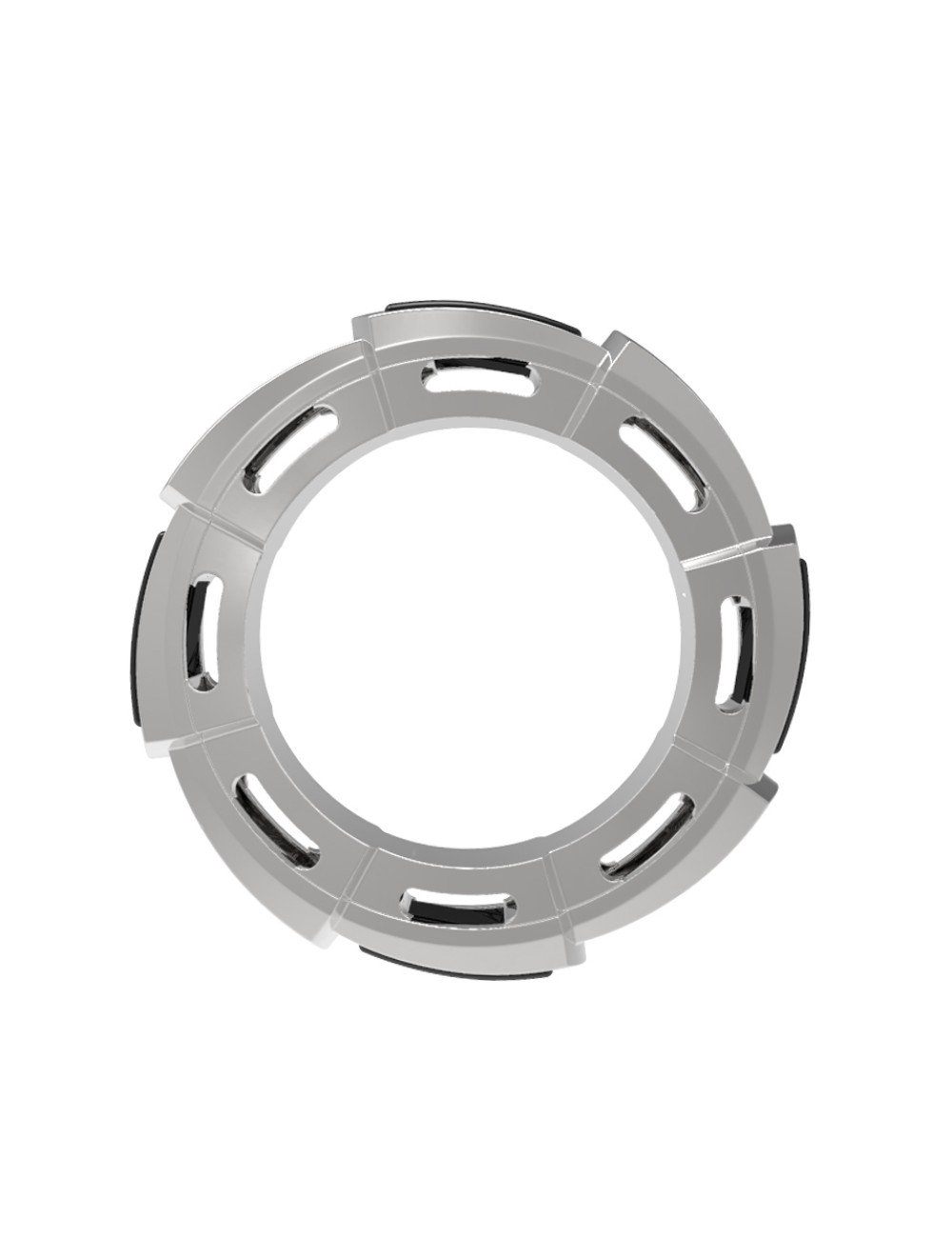 Подвеска из белого золота c ониксом