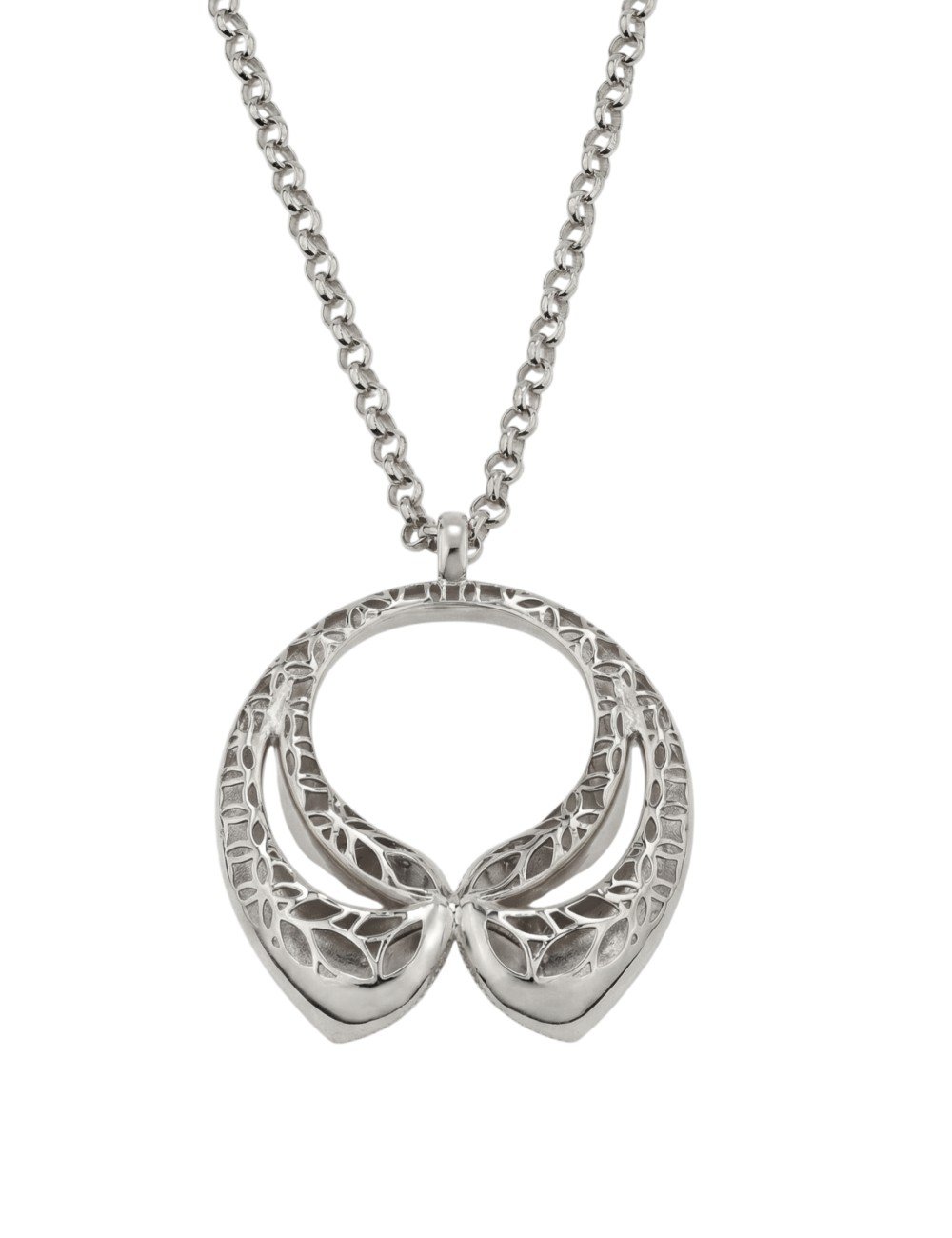 Колье из белого золота