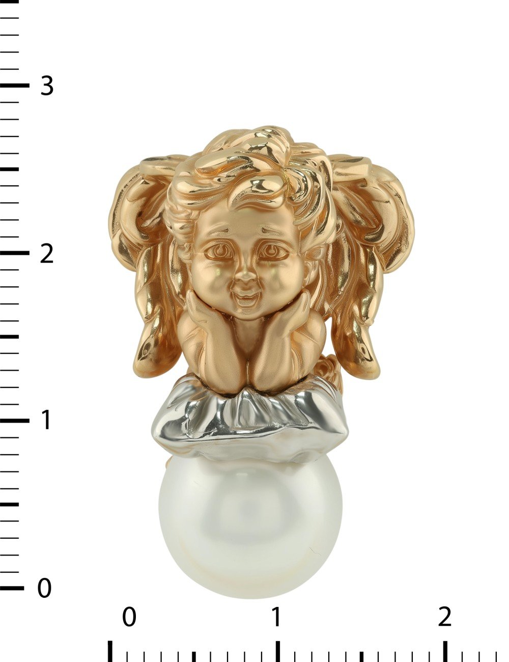 Подвеска из золота c жемчугом