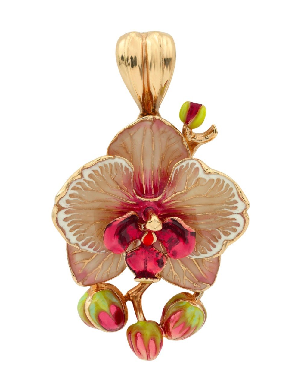 Подвеска из золота c эмалью