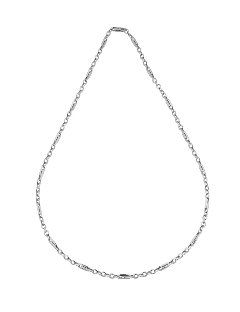 Цепь из белого золота