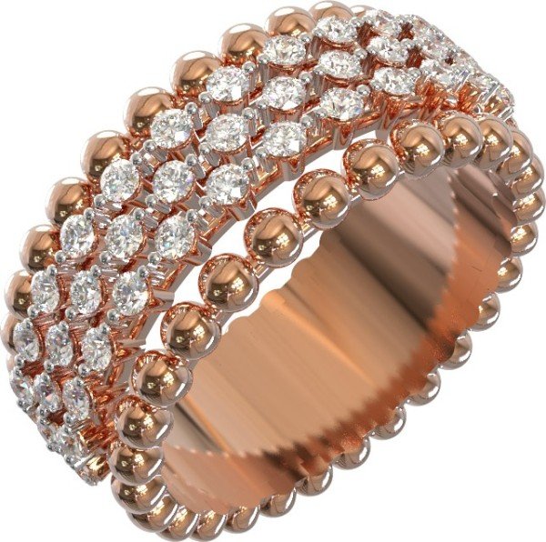 Кольцо из золота c бриллиантами