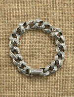 Браслет из серебра c рубином