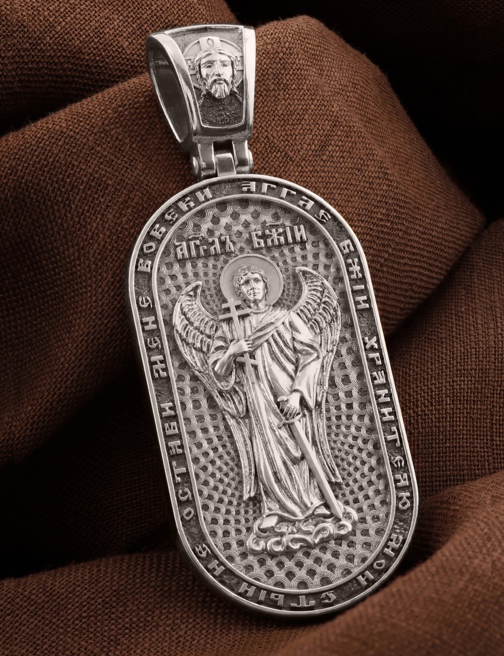 Образок из белого золота