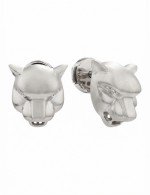 Серьги из белого золота c бриллиантами