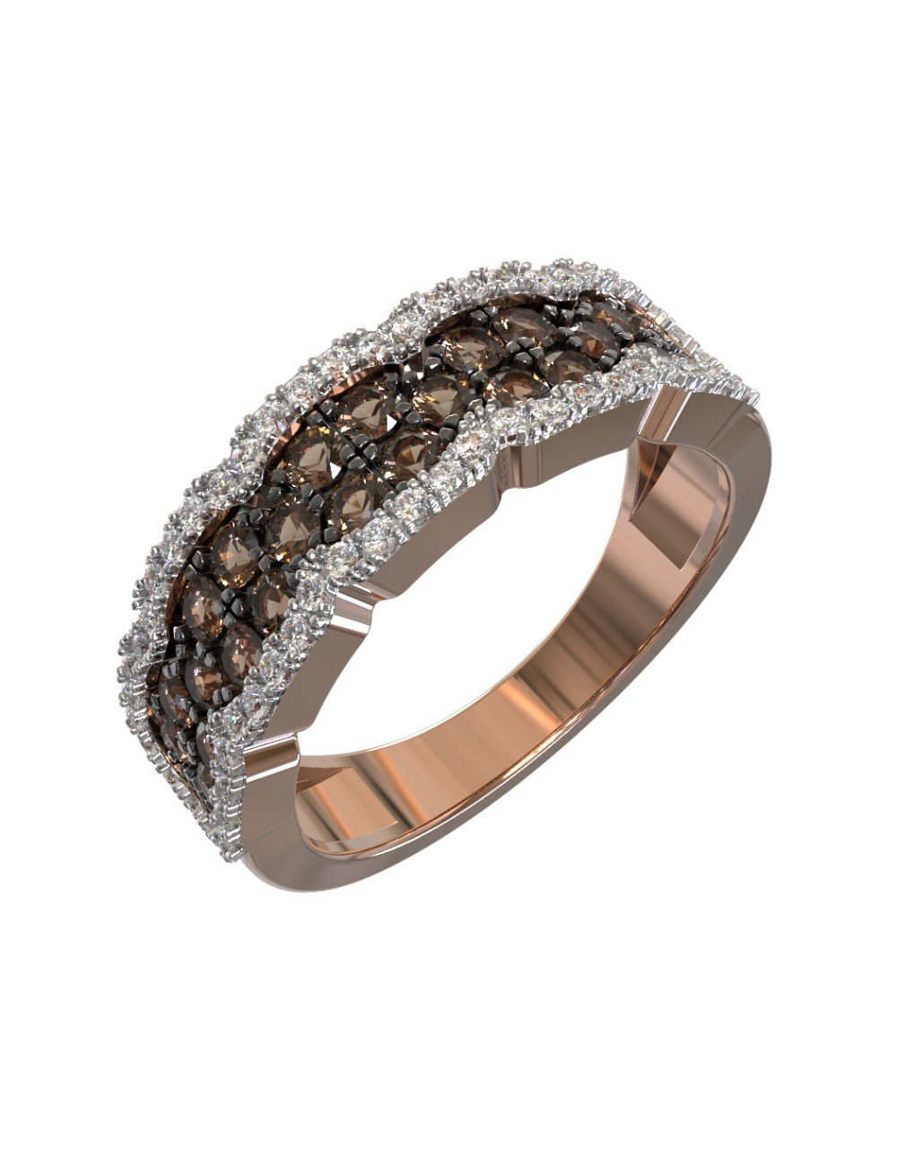 Кольцо из золота c бриллиантами