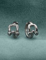 Серьги из белого золота