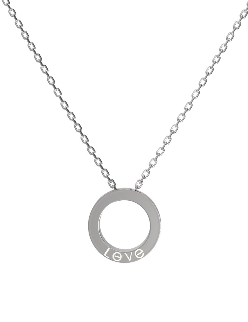 Колье из белого золота c бриллиантами