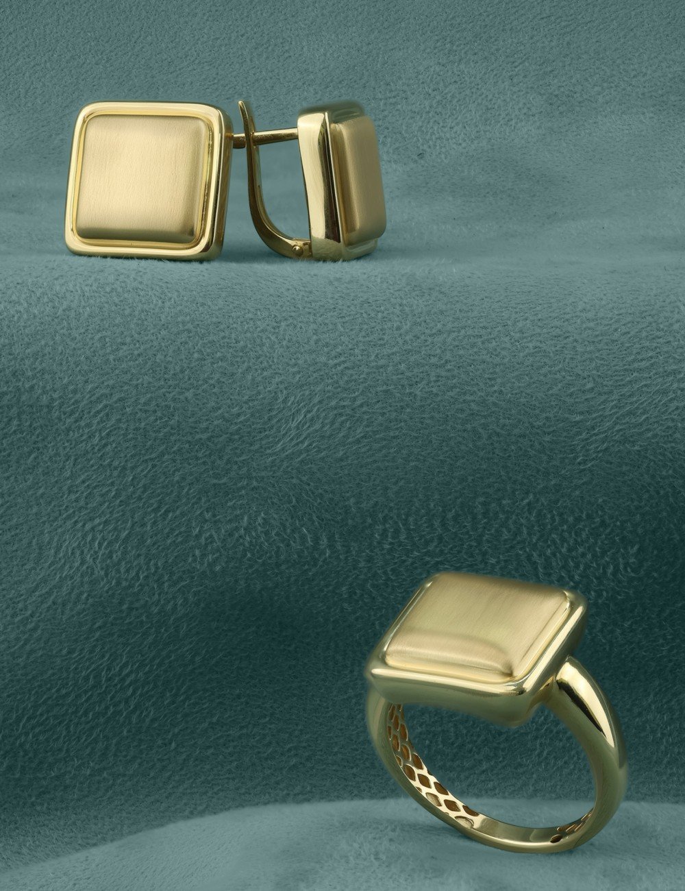 Кольцо из лимонного золота