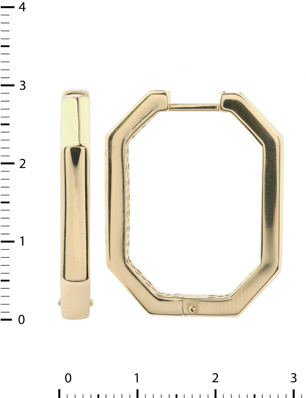 Серьги из лимонного золота