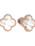 Серьги из золота c перламутром