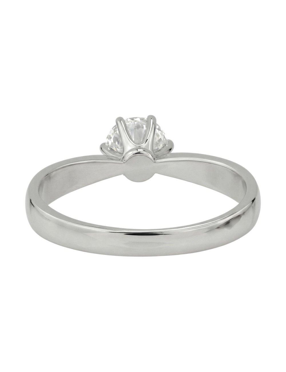 Кольцо из белого золота c бриллиантами