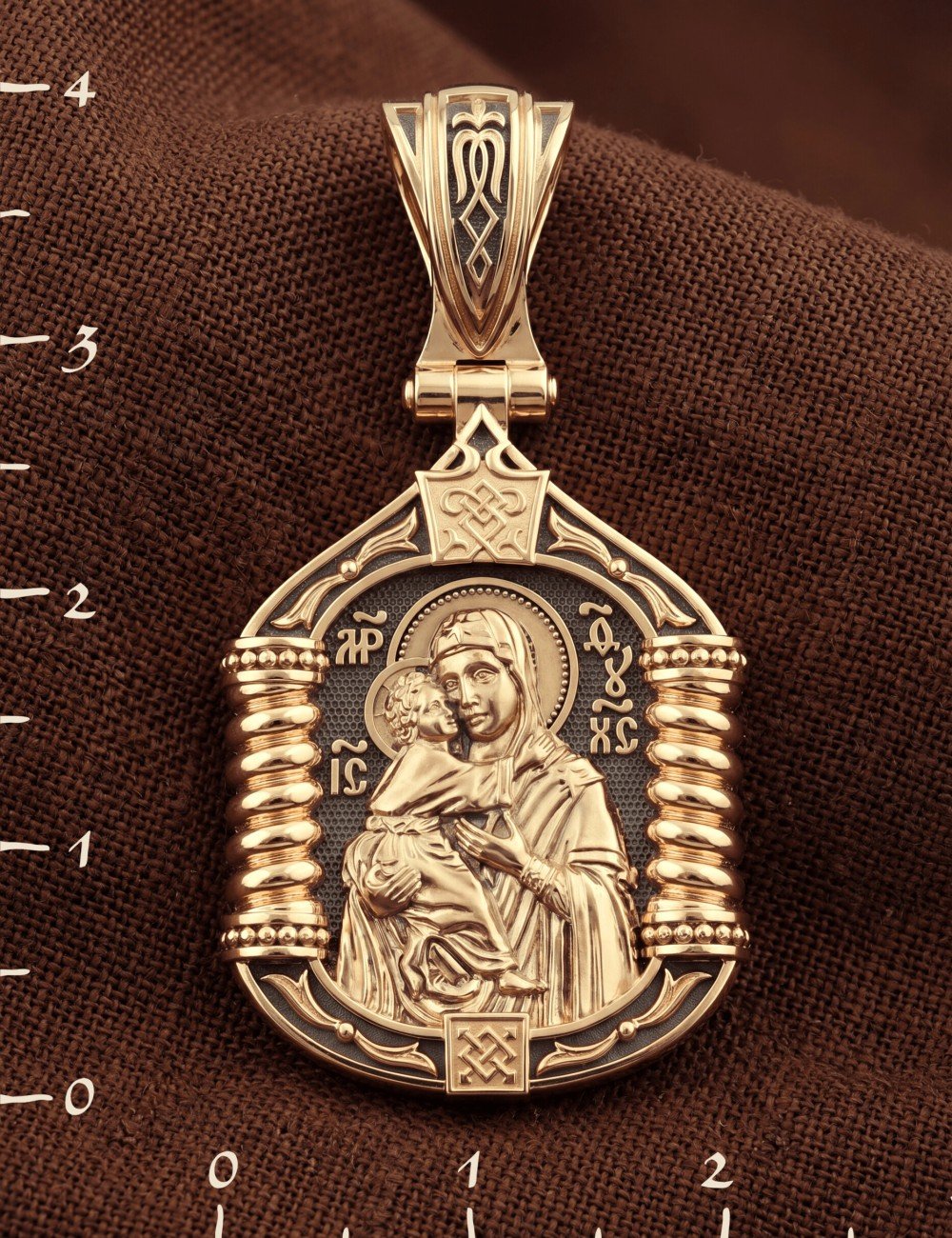 Образок из золота