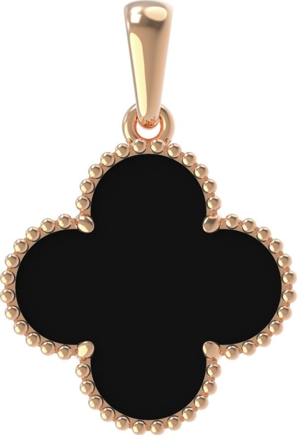 Подвеска из золота c ониксом