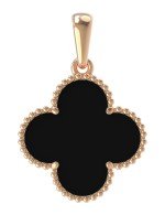 Подвеска из золота c ониксом