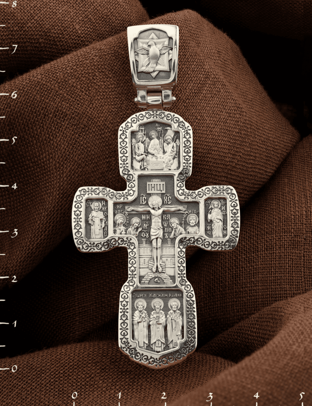 Крест из серебра 925 пробы