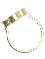 Кольцо из лимонного золота c тигровым глазом