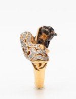 Кольцо из золота c фианитом