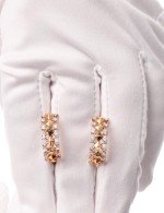 Серьги из золота c бриллиантами