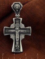 Крест из белого золота