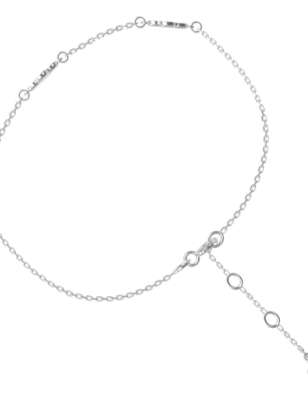 Браслет из белого золота c бриллиантами